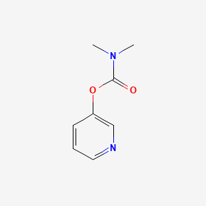 molecular formula C8H10N2O2 B1207776 Pyridin-3-yl dimethylcarbamate CAS No. 51581-32-9