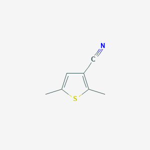 molecular formula C7H7NS B12077764 2,5-Dimethylthiophene-3-carbonitrile 