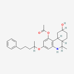 molecular formula C27H35NO4 B1207779 Levonantradol CAS No. 72028-54-7