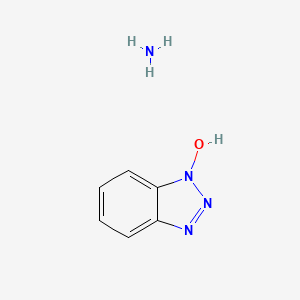 molecular formula C6H8N4O B1207780 1H-Benzotriazole, 1-hydroxy-, ammonium salt CAS No. 63307-62-0