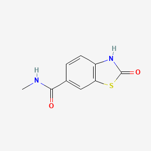 molecular formula C9H8N2O2S B12077820 N-Methyl-2-oxo-2,3-dihydro-1,3-benzothiazole-6-carboxamide CAS No. 99615-64-2