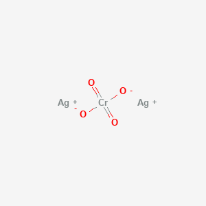molecular formula Ag2CrO4 B1207786 铬酸银 CAS No. 7784-01-2