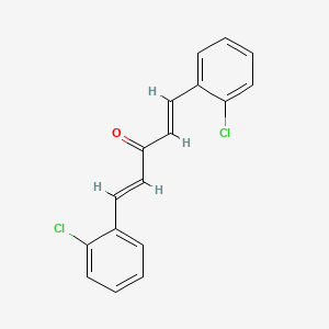 molecular formula C17H12Cl2O B12077888 1,5-Di(2-chlorophenyl)penta-1,4-dien-3-one 