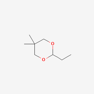 molecular formula C8H16O2 B1207790 2-Ethyl-5,5-dimethyl-1,3-dioxane CAS No. 768-58-1