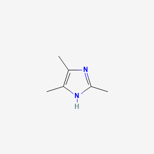 molecular formula C6H10N2 B1207791 2,4,5-三甲基-1H-咪唑 CAS No. 822-90-2