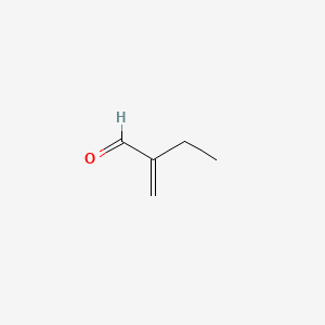 molecular formula C5H8O B1207793 2-Ethylacrolein CAS No. 922-63-4