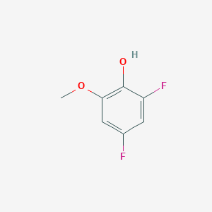 molecular formula C7H6F2O2 B12077939 2,4-Difluoro-6-methoxyphenol 
