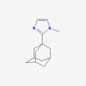 molecular formula C14H20N2 B1207794 N-Methyl-2-(1-adamantyl)imidazole CAS No. 77139-82-3