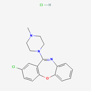 molecular formula C18H19Cl2N3O B1207795 Loxapine Hydrochloride CAS No. 54810-23-0