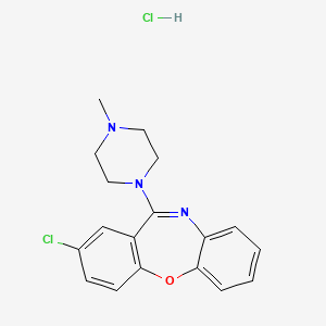 molecular formula C18H19Cl2N3O B1207795 Loxapine hydrochloride CAS No. 54810-23-0