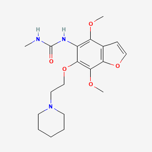 molecular formula C19H27N3O5 B1207796 Murocainide CAS No. 66203-94-9