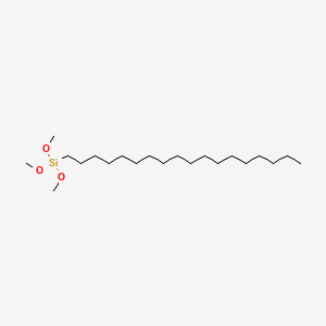 molecular formula C21H46O3Si B1207800 Trimethoxy(octadecyl)silane CAS No. 3069-42-9