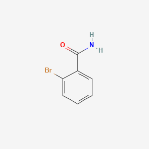 molecular formula C7H6BrNO B1207801 2-Bromobenzamide CAS No. 4001-73-4