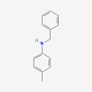 molecular formula C14H15N B1207802 N-苄基-4-甲基苯胺 CAS No. 5405-15-2