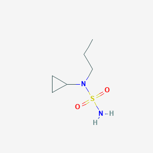 molecular formula C6H14N2O2S B12078047 N-cyclopropyl-N-propylaminosulfonamide 