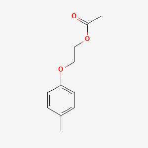 molecular formula C11H14O3 B1207807 乙酸 2-(对甲苯氧基)乙酯 CAS No. 6807-11-0