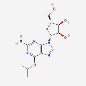 molecular formula C13H19N5O5 B1207811 O-Isopropylguanosine CAS No. 82773-20-4