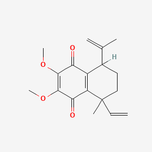 molecular formula C18H22O4 B1207816 Arnebinone CAS No. 87255-09-2