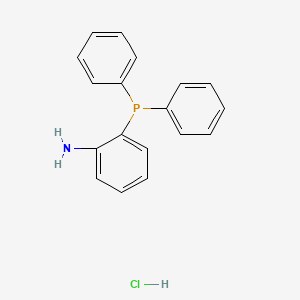 molecular formula C18H17ClNP B12078233 2-(Diphenylphosphino)aniline hydrochloride 