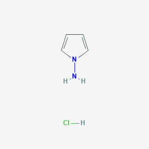 molecular formula C4H7ClN2 B12078279 1H-Pyrrol-1-amine hydrochloride 