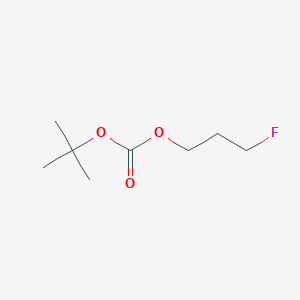 molecular formula C8H15FO3 B12078292 Tert-butyl 3-fluoropropyl carbonate 