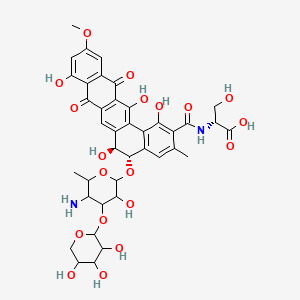 molecular formula C39H42N2O19 B1207831 Pradimicin FA-2 