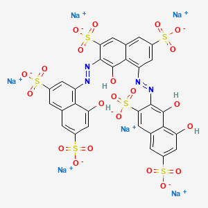 molecular formula C30H20N4O22S6 B1207837 Calcichrome CAS No. 3810-39-7