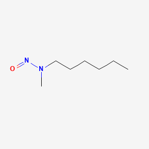 Nitrosomethyl-N-hexylamine
