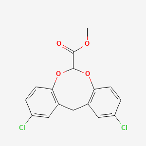 molecular formula C16H12Cl2O4 B1207847 Treloxinate CAS No. 30910-27-1