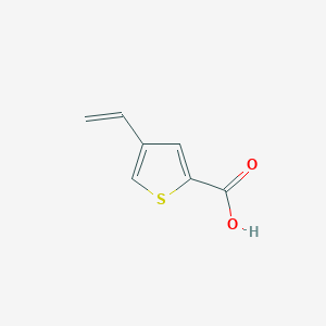 molecular formula C7H6O2S B12078609 4-Ethenylthiophene-2-carboxylic acid 