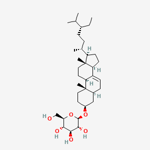molecular formula C35H60O6 B1207862 Schottenol glucoside CAS No. 61376-86-1