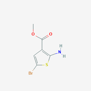 molecular formula C6H6BrNO2S B12078623 Methyl 2-amino-5-bromothiophene-3-carboxylate 
