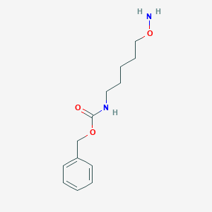 molecular formula C13H20N2O3 B12078625 Benzyl (5-(aminooxy)pentyl)carbamate 