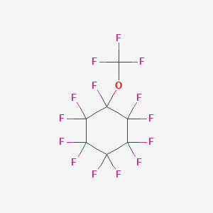molecular formula C7F14O B12078632 Undecafluoro(trifluoromethoxy)cyclohexane CAS No. 4943-06-0