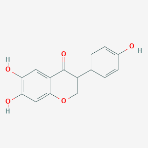 molecular formula C15H12O5 B1207864 6-羟基二氢大豆苷元 CAS No. 94105-87-0