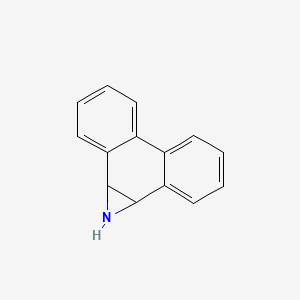 molecular formula C14H11N B1207865 1a,9b-Dihydro-1H-phenanthro(9,10-b)azirine CAS No. 67464-46-4