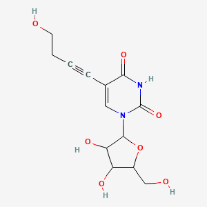 molecular formula C13H16N2O7 B12078734 5-(4-Hydroxybutyn-1-yl)uridine 