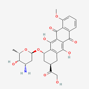 molecular formula C27H29NO10 B1207890 9-Deoxydoxorubicin CAS No. 84519-42-6
