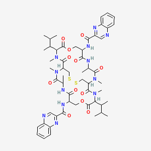 molecular formula C54H70N12O12S2 B1207894 Triostin C CAS No. 10382-35-1