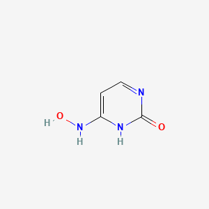 molecular formula C4H5N3O2 B1207895 6-Hydroxylaminouracil CAS No. 20555-88-8