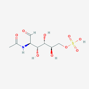 molecular formula C8H15NO9S B1207898 2-Deoxy-2-[(1-hydroxyethylidene)amino]-6-O-sulfohexose 