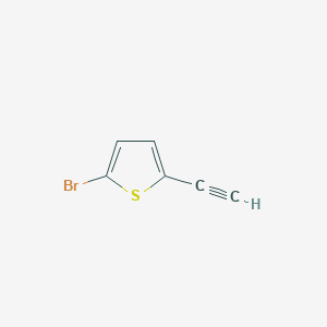 molecular formula C6H3BrS B012079 2-Bromo-5-ethynylthiophene CAS No. 105995-73-1