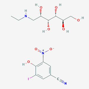 molecular formula C15H22IN3O8 B1207900 Nitroxinil eglumine CAS No. 27917-82-4