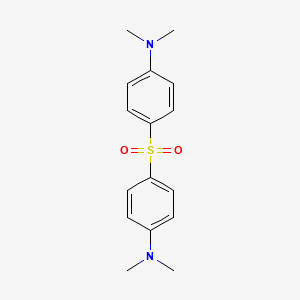 molecular formula C16H20N2O2S B1207901 4,4'-Sulfonylbis(N,N-dimethylbenzenamine) CAS No. 33871-62-4