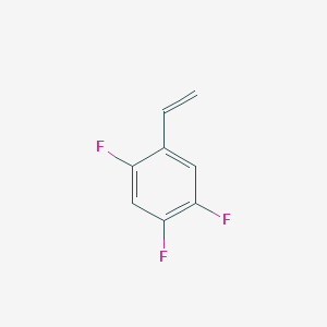 molecular formula C8H5F3 B12079044 2,4,5-Trifluorostyrene 