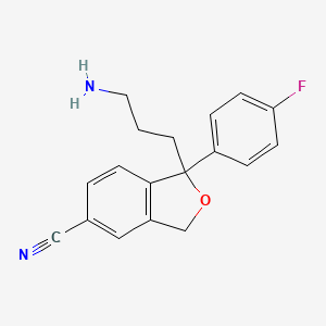 molecular formula C18H17FN2O B1207907 Didemethylcitalopram CAS No. 62498-69-5