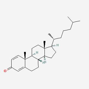 molecular formula C27H42O B1207908 Cholesta-1,4-dien-3-one CAS No. 566-91-6