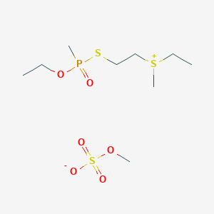molecular formula C9H23O6PS3 B1207909 O-Ethyl S-(beta-ethylthioethyl)(methyl)thiophosphonate methosulfate CAS No. 2562-54-1