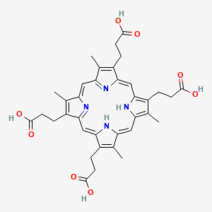 molecular formula C36H38N4O8 B1207910 Coproporphyrin II CAS No. 3082-03-9