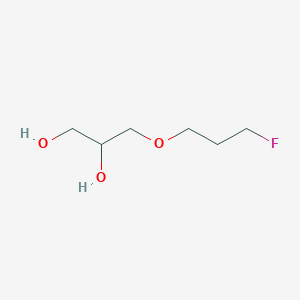 molecular formula C6H13FO3 B12079200 1,2-Propanediol, 3-(3-fluoropropoxy)- CAS No. 1346521-41-2